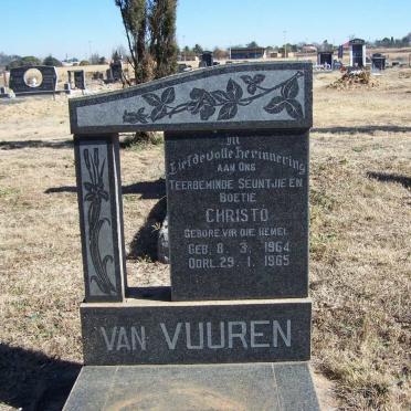 VUUREN Christo, van 1964-1965