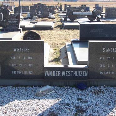 WESTHUIZEN Wietsche, van der 1913-1983 &amp; S.M. 1915-1992