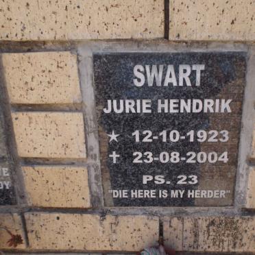 SWART Jurie Hendrik 1923-2004