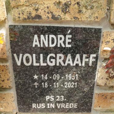 VOLLGRAAFF Andre 1951-2021