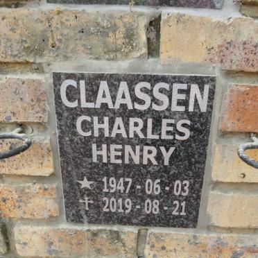 CLAASSEN Charles Henry 1947-2019