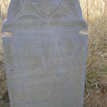 BRIEL Frederik J.J. 1908-1922