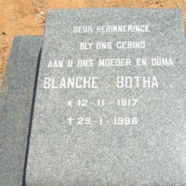 BOTHA Blanche 1917-1996