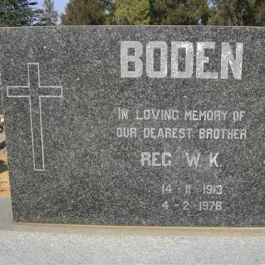 BODEN W.K. 1913-1976