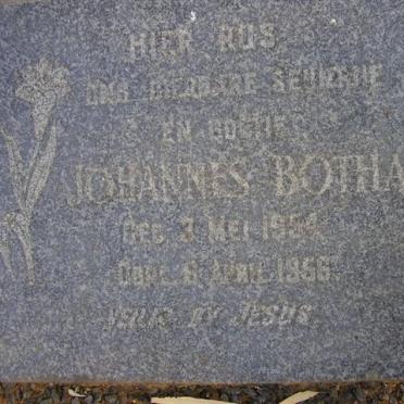 BOTHA Johannes 1954-1956