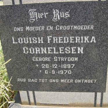 CORNELESEN Louish Frederika nee STRYDOM 1897-1970