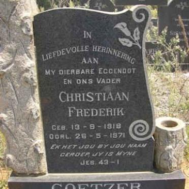 COETZER Christiaan Frederik 1918-1971