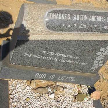 COETZEE Johannes Gideon Andries 1914-1976