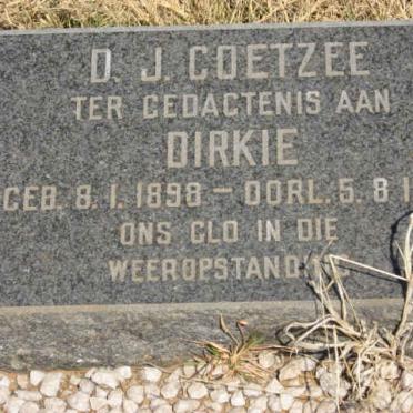 COETZEE D.J. 1898-1980