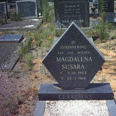 CLAASSENS Magdalena Susara 1884-1966