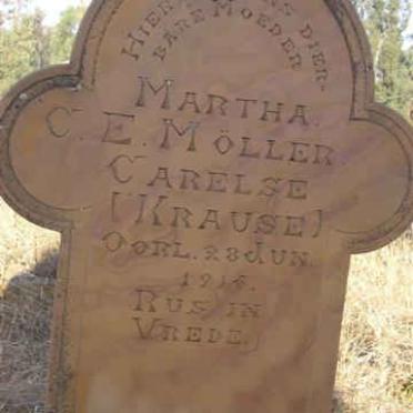 CARELSE Martha C.E., Moller nee KRAUSE -191?