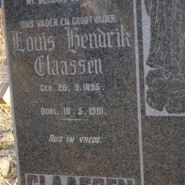 CLAASSEN Louis Hendrik 1895-1981