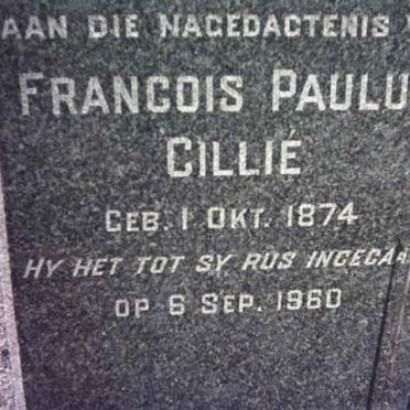 CILLIÉ Francois Paulus 1874-1960