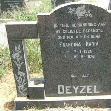 DEYZEL Francina Maria 1928-1976