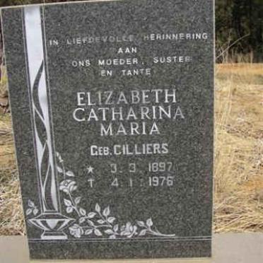 DELPORT Elizabeth Catharina Maria nee CILLIERS 1897-1976