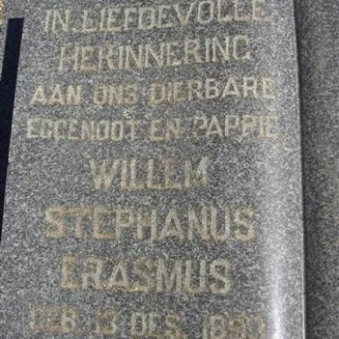 ERASMUS Willem Stephanus 1893-1952