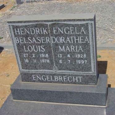 ENGELBRECHT Hendrik Belsaser Louis 1918-1978 &amp; Engela Dorathea Maria 1928-1997