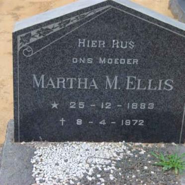 ELLIS Martha M. 1883-1972