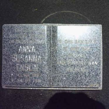 ENSLIN Anna Susanna 1927-1991