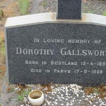 GALLSWORTHY Dorothy 1897-1968