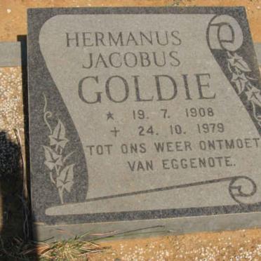 GOLDIE Hermanus Jacobus 1908-1979