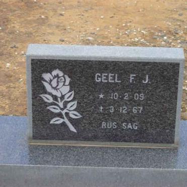 GEEL F.J. 1909-1967