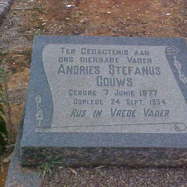 GOUWS Andries Stefanus 1877-1954