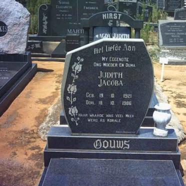 GOUWS Judith Jacoba 1921-1966