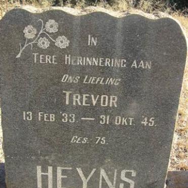 HEYNS Trevor 1933-1954