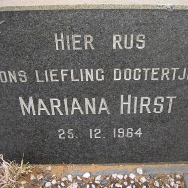 HIRST Mariana -1964