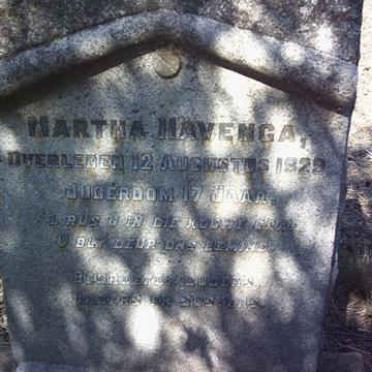 HAVENGA Martha -1929