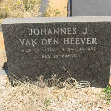 HEEVER Johannes J, van den 1923-1987