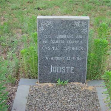 JOOSTE Casper Andries 1910-1974