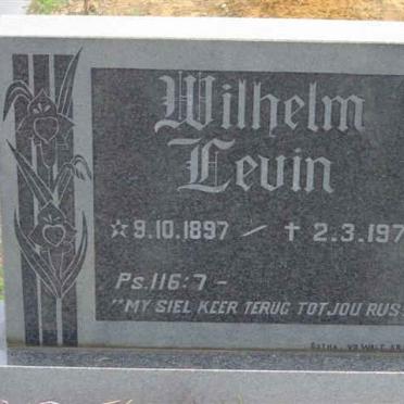 LEVIN Wilhelm 1897-1973
