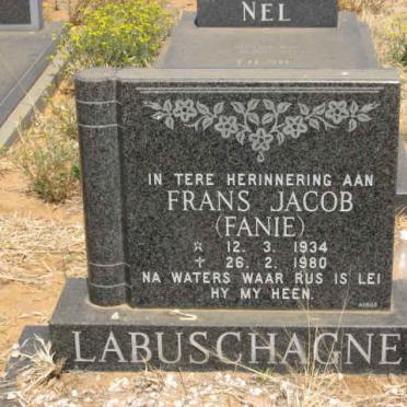 LABUSCHAGNE Frans Jacob 1934-1980