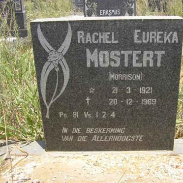 MOSTERT Rachel Eureka nee MORRISON 1921-1969