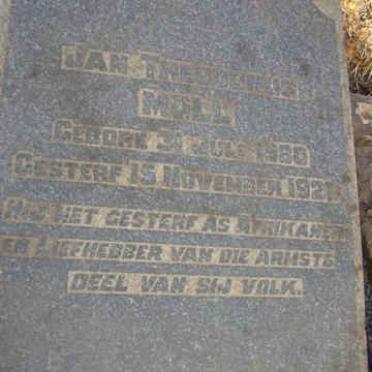 MOLL Jan Theodorus 1880-1921