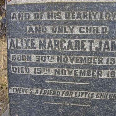 MAIN Alixe Margaret Janet 1905-1917