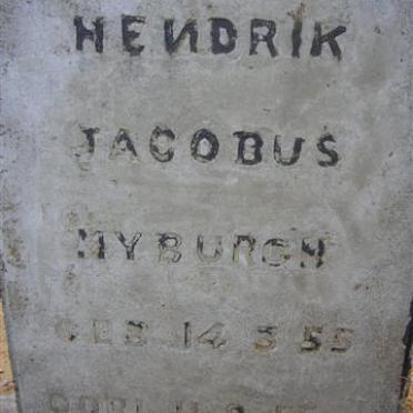 MYBURGH Hendrik Jacobus 1955-1955