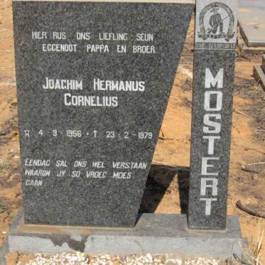 MOSTERT Joachim Hermanus Cornelius 1956-1979