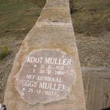 MULLER Koot 1932-1998 &amp; Peggy 1933-