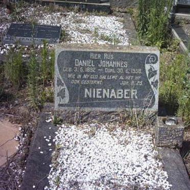 NIENABER Daniel Johannes 1892-1958