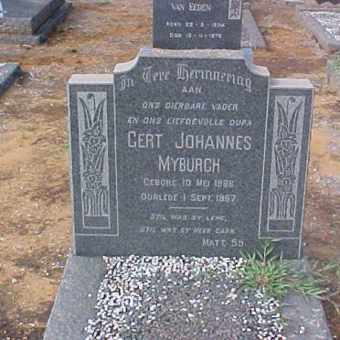 MYBURGH Gert Johannes 1888-1967
