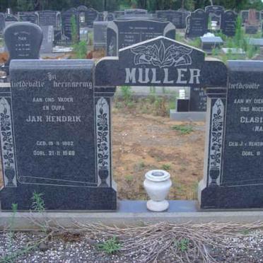 MÜLLER Jan Hendrik 1902-19? &amp; Clasina J.S. J.V. RENSBURG