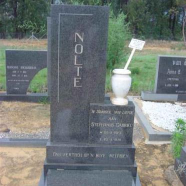 NOLTE Stephanus Gabriel 1923-1974