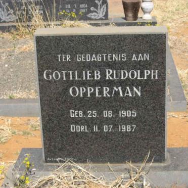 OPPERMAN Gottlieb Rudolph 1905-1987