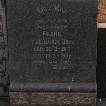 PRINSLOO Frans Frederick Dirk 1917-1946