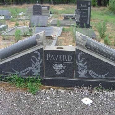 PAVERD Noel Robert 1926-1973