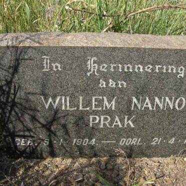 PRAK Willem Nanno 1904-1961