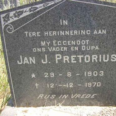 PRETORIUS Jan J. 1903-1970